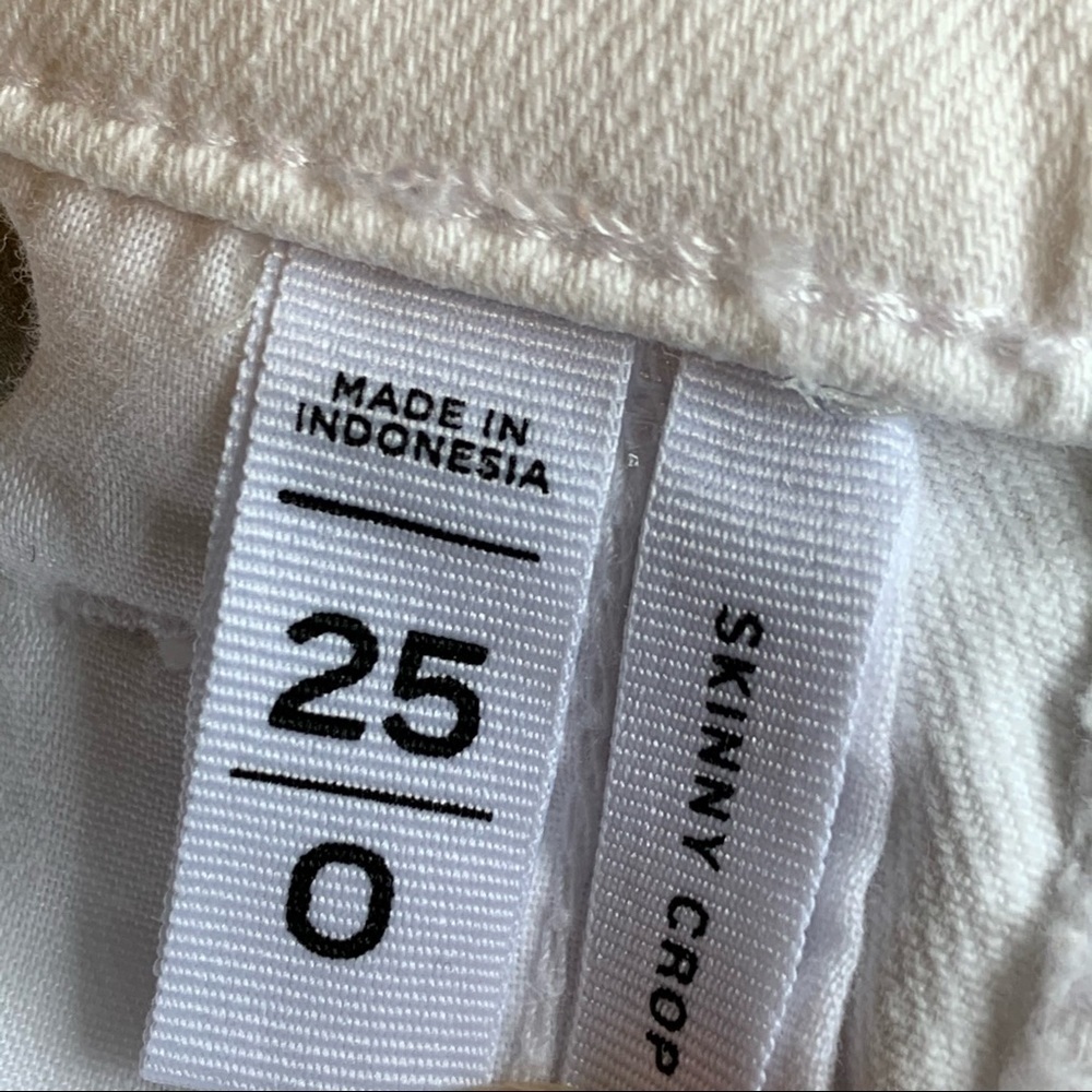 LOFT white straight leg jeans by Ann Taylor like new - Picture 6 of 12